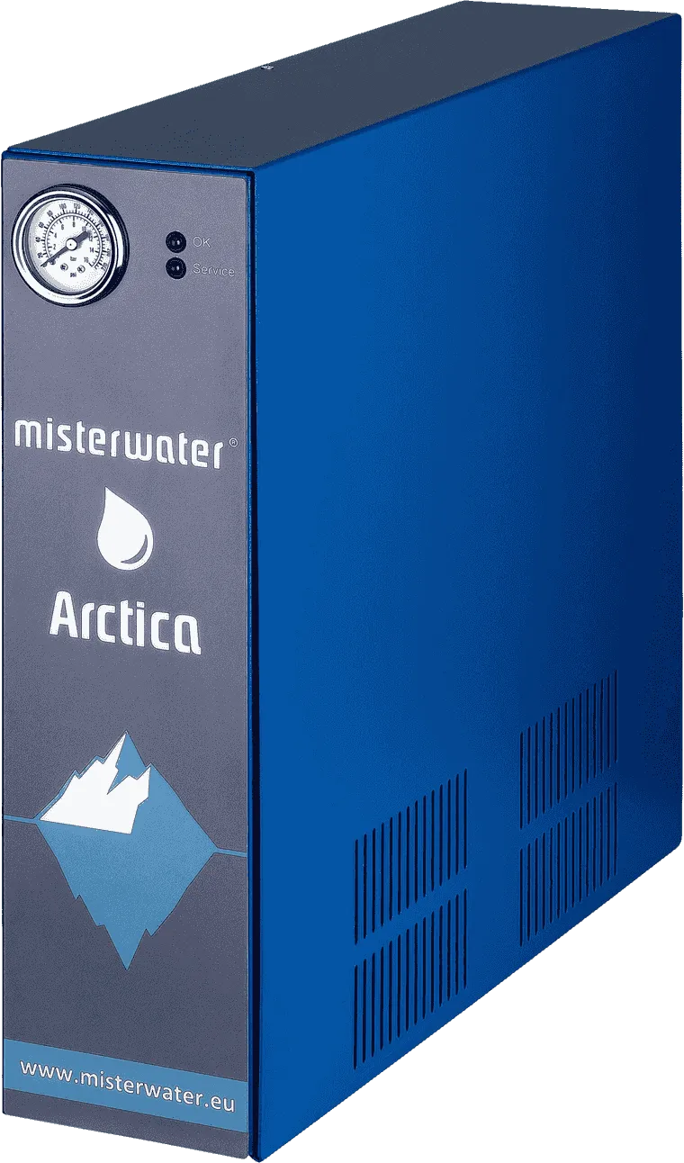 Umkehrosmoseanlage Arctica von misterwater für den Untertisch-Einbau (Direct Flow)