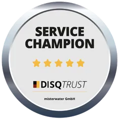 DISQ Service Champion - misterwater GmbH