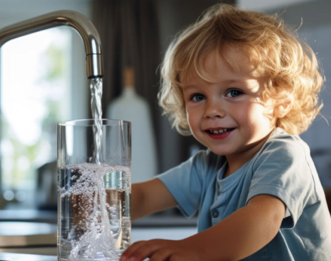 Wasserfilter Kind
